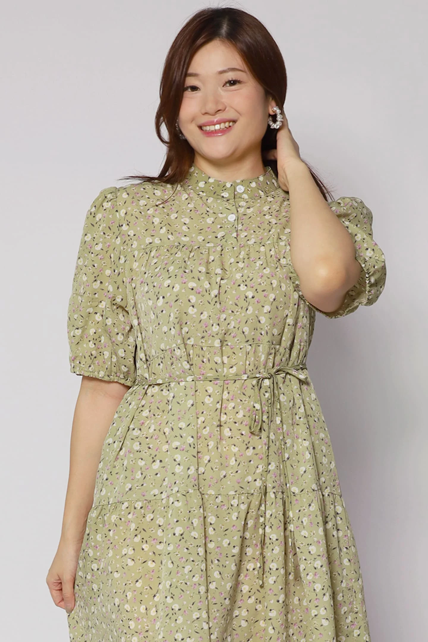 Moore Dress in Green Garden