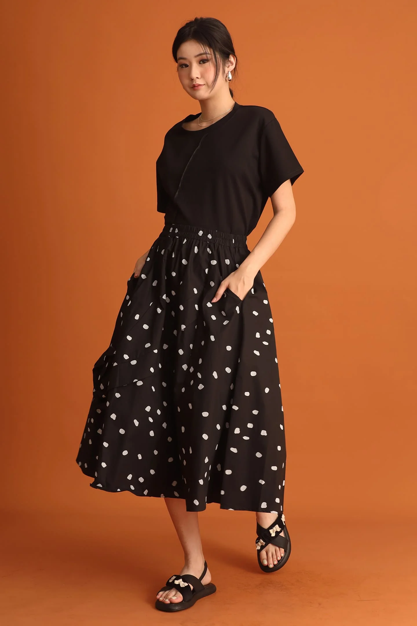 CHOSEN – Jiyeon Polkadot Skirt