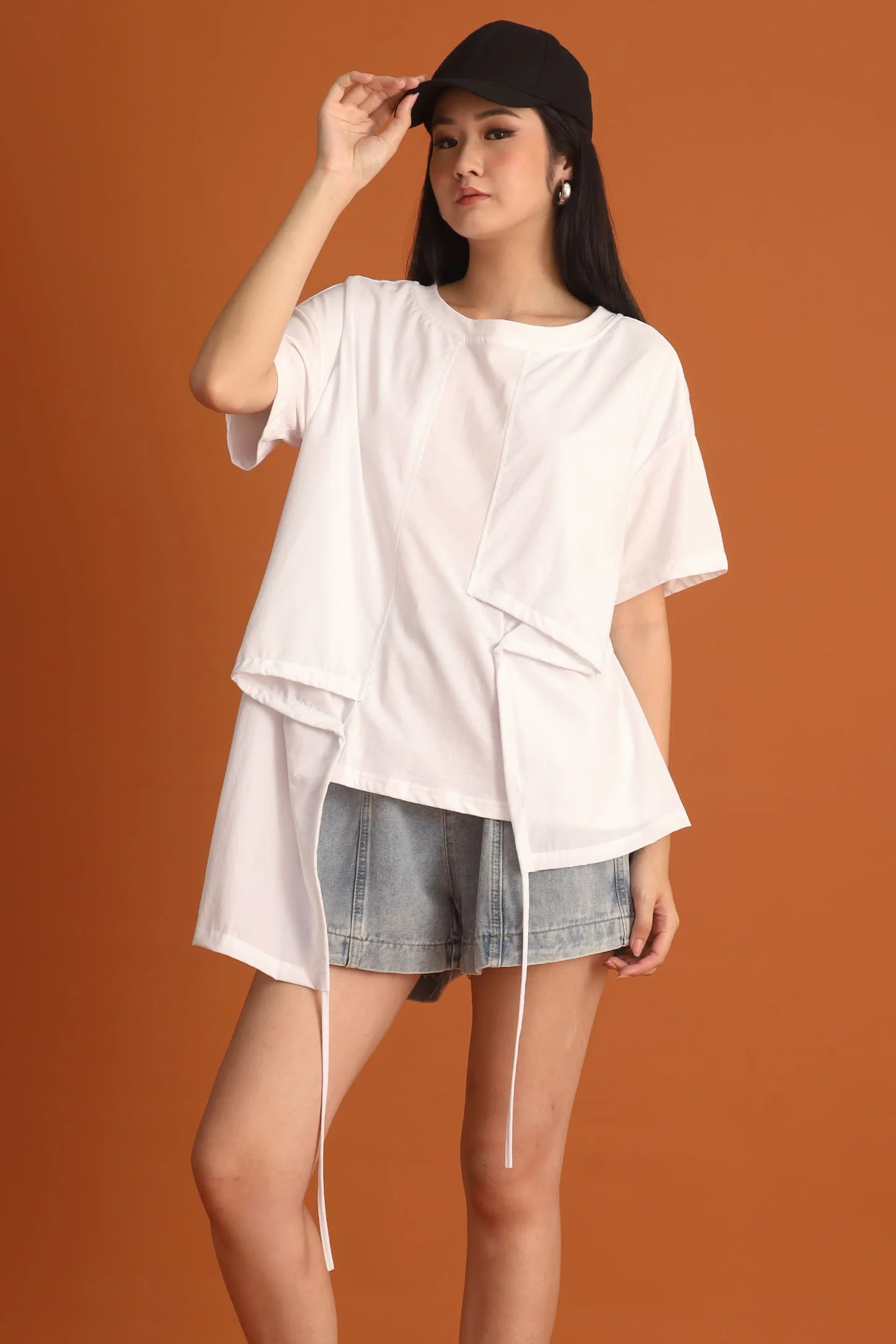 CHOSEN – Danielle Asymmetrical Top in White