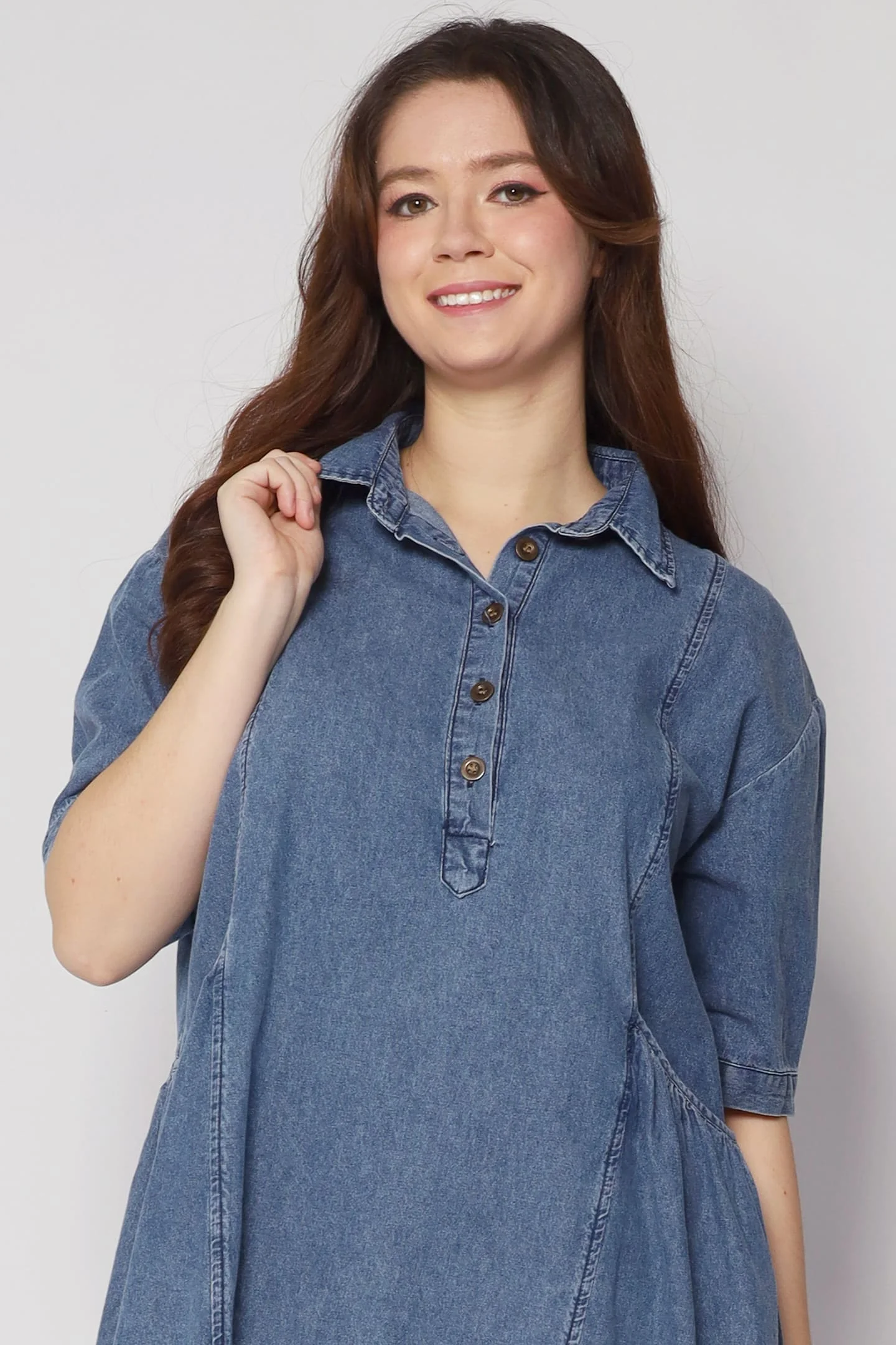 PO – Vava Denim Pocket Dress