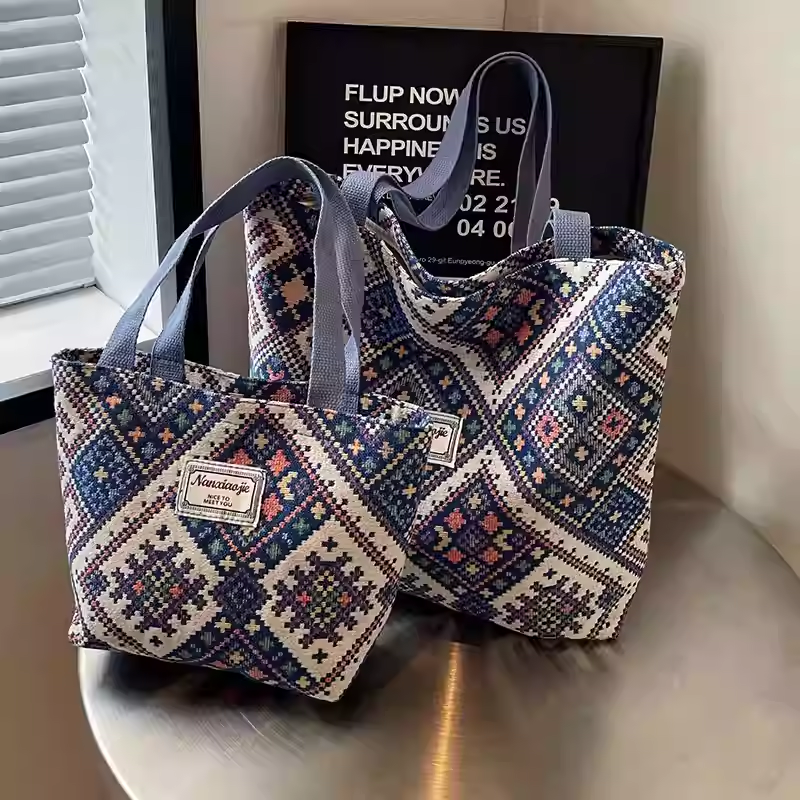 Tibetan Woven Messenger Bag – Traditional Ethnic Crossbody