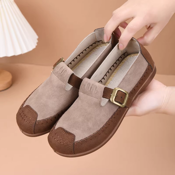 Women’s Quilted Comfort Slip-On Shoes – Lightweight Everyday Walking Flats